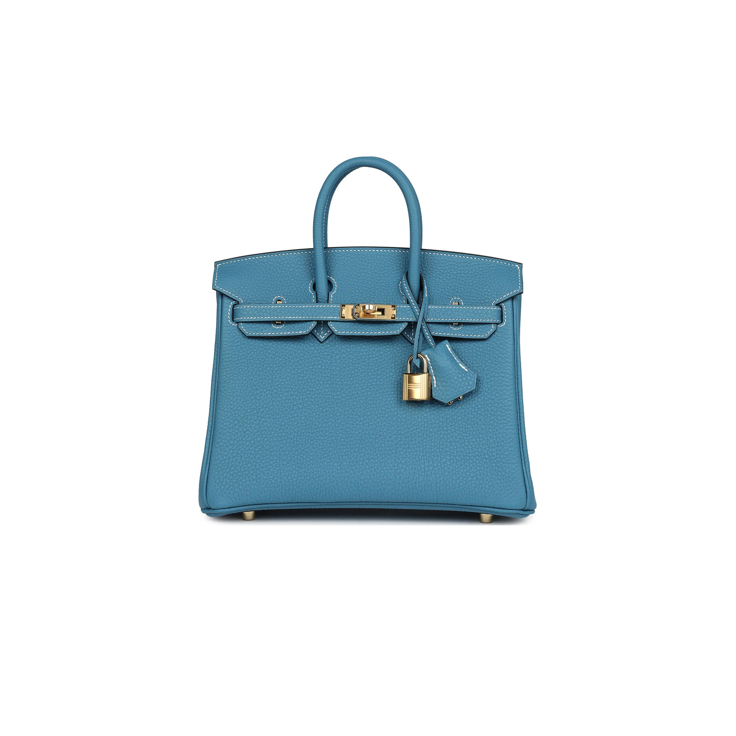 H**me5 BIRKIN 25 BLUE JEAN TOGO GOLD HARDWARE 265379 (25*20*13cm) Master Quality